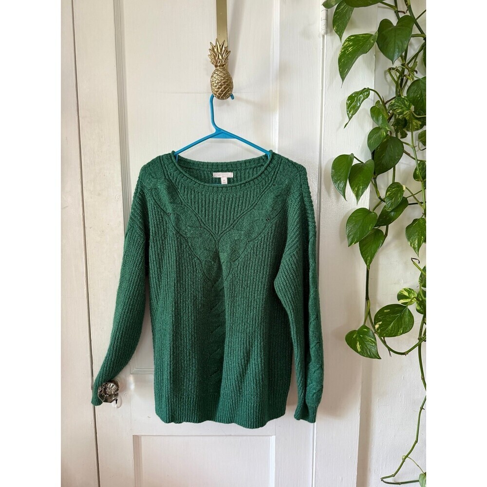 Lauren Conrad women’s size medium gray knit sweater